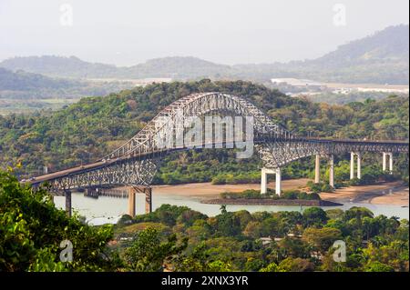 Brücke von Amerika, Panama-Stadt, Republik Panama, Mittelamerika Stockfoto