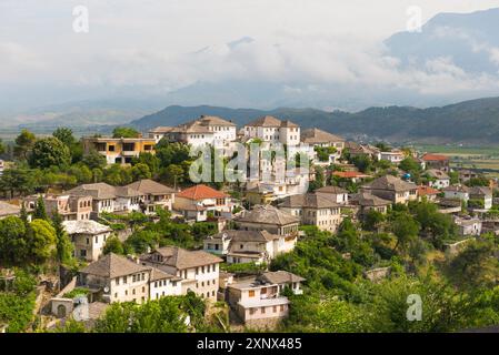 Gjirokaster (Gjirokastra), Gemeinde Südalbanien, UNESCO-Weltkulturerbe, Albanien, Europa Stockfoto