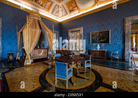 Innenraum des Königspalastes Reggia di Caserta, UNESCO-Weltkulturerbe, Kampanien, Italien, Europa Copyright: MichaelxRunkel 1184-12290 Ed Stockfoto