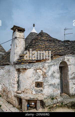 Trulli Häuser in Alberobello, UNESCO-Weltkulturerbe, Apulien, Italien, Europa Copyright: MichaelxRunkel 1184-12352 Stockfoto