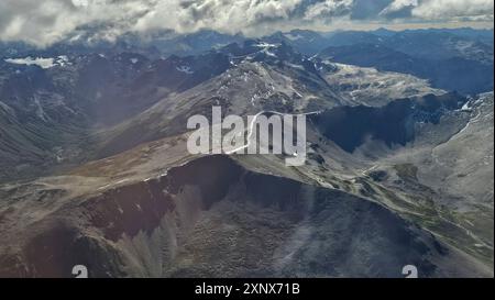 Luftaufnahme des Tierra del Fuego Nationalparks, Ushuaia, Argentinien, Südamerika Copyright: MichaelxRunkel 1184-12371 Stockfoto