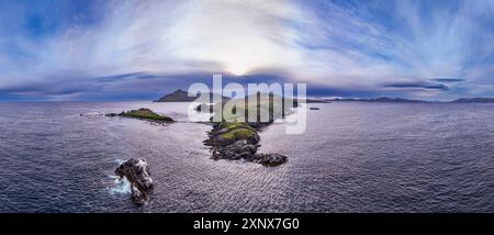 Luftlinie von Kap Horn, südlichster Punkt Südamerikas, Insel Hornos, Feuerland, Chile, Südamerika Copyright: MichaelxRunkel 1184-12404 Stockfoto