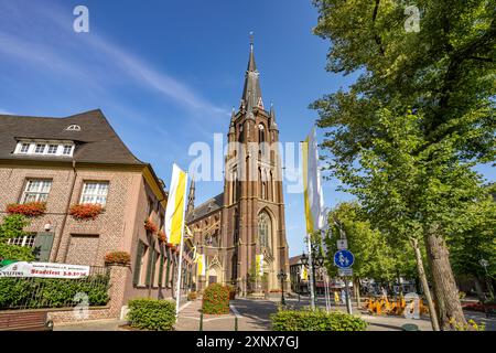Die Wallfahrtskirche Marienbasilika in Kevelaer, Niederrhein, Nordrhein-Westfalen, Deutschland, Europa | die Basilika unserer Lieben Frau des Trostes Pilg Stockfoto