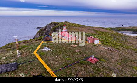 Luftlinie von Kap Horn, südlichster Punkt Südamerikas, Insel Hornos, Feuerland, Chile, Südamerika Copyright: MichaelxRunkel 1184-12407 Stockfoto