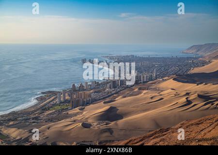 Blick auf Iquique, Atacama Wüste, Chile, Südamerika Copyright: MichaelxRunkel 1184-12442 Stockfoto