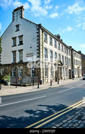 Typisch georgianische Architektur an der Cable Street, Lancaster, Großbritannien Stockfoto