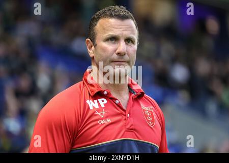 Warrington, Großbritannien. August 2024. Willie Peters Head Coach von Hull KR während des Spiels Warrington Wolves gegen Hull KR in der Betfred Super League Runde 20 im Halliwell Jones Stadium, Warrington, Großbritannien, 2. August 2024 (Foto: Mark Cosgrove/News Images) in Warrington, Großbritannien, am 2. August 2024. (Foto: Mark Cosgrove/News Images/SIPA USA) Credit: SIPA USA/Alamy Live News Stockfoto