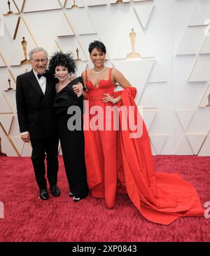 Rita Moreno, Ariana DeBose und Steven Spielberg bei den 94. Annual Academy Awards am 27. März 2022 im Dolby Theatre in Los Angeles, USA Stockfoto