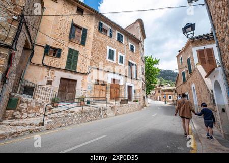 Fornalutx, Soller Valley Route, Mallorca, Balearen, Spanien Stockfoto