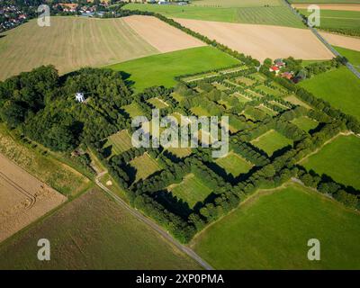Herrnhut ist eine Stadt im sächsischen Landkreis Goerlitz in der Oberlausitz. Zentral zwischen den Städten Loebau und Zittau gelegen, ist es bekannt als die Stockfoto