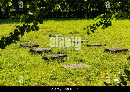 Herrnhut ist eine Stadt im sächsischen Landkreis Goerlitz in der Oberlausitz. Zentral zwischen den Städten Loebau und Zittau gelegen, ist es bekannt als die Stockfoto