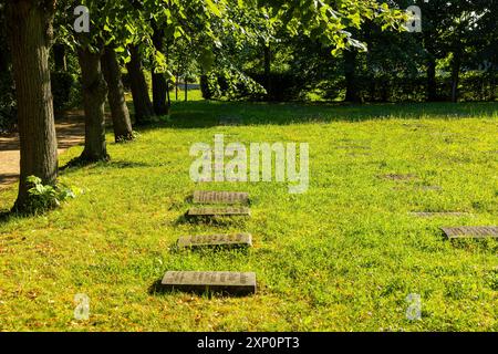 Herrnhut ist eine Stadt im sächsischen Landkreis Goerlitz in der Oberlausitz. Zentral zwischen den Städten Loebau und Zittau gelegen, ist es bekannt als die Stockfoto