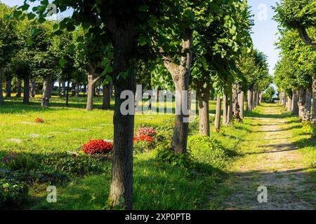 Herrnhut ist eine Stadt im sächsischen Landkreis Goerlitz in der Oberlausitz. Zentral zwischen den Städten Loebau und Zittau gelegen, ist es bekannt als die Stockfoto
