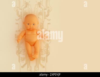 Designer Babys, konzeptionelle Illustration. Stockfoto