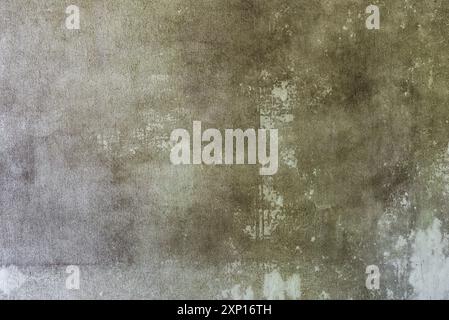 Gerissener Alter Beige Schimmeliger Gebrochener Betonwand Textur Hintergrund Stockfoto