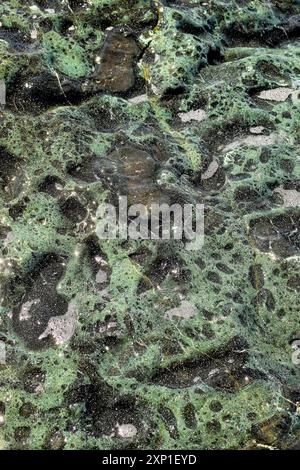 Nahaufnahme einer wunderschönen Natursteinoberfläche Stockfoto