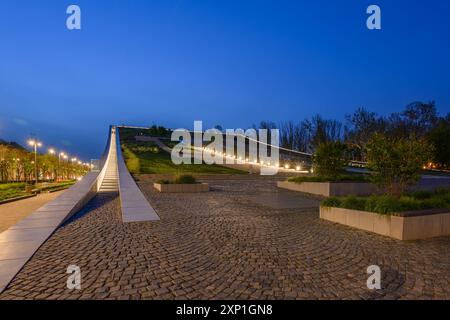 Budapest, Ungarn - 19. April 2024 das neue Museum für Ethnographie in Budapest. Stockfoto