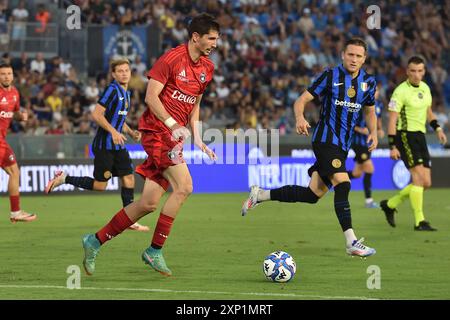 Stefano Moreo (Pisa) während Pisa SC vs Inter - FC Internazionale, Freundschaftsfußballspiel in Pisa, Italien, 02. August 2024 Stockfoto