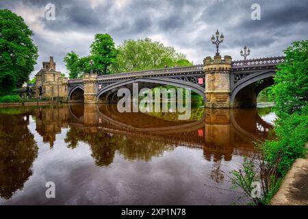 Skeldergate Bridge über die Ouse in York, Yorkshire, England Stockfoto