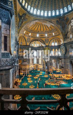 Hagia Sophia Grand Moschee (Ayasofya), Istanbul, Türkei Stockfoto