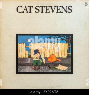 Cat Stevens Album Cover Teaser and the Firecat, Vinyl-LP-Cover Stockfoto