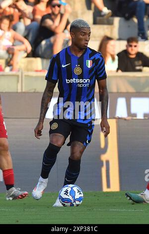 Eddie Salcedo (Inter) während Pisa SC vs Inter - FC Internazionale, Freundschaftsfußballspiel in Pisa, Italien, 02. August 2024 Stockfoto