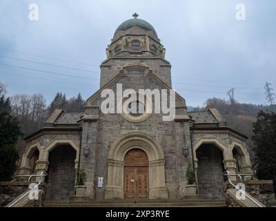 Tempel der Gefallenen, San Pellegrino Terme, Lombardei Stockfoto