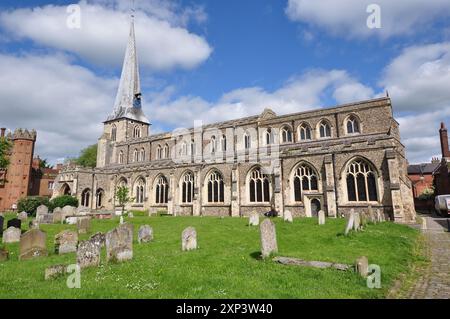 St. Mary's Church Hadleigh Suffolk England Großbritannien Stockfoto