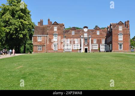 Christchurch Mansion Christchurch Park Ipswich England Großbritannien Stockfoto