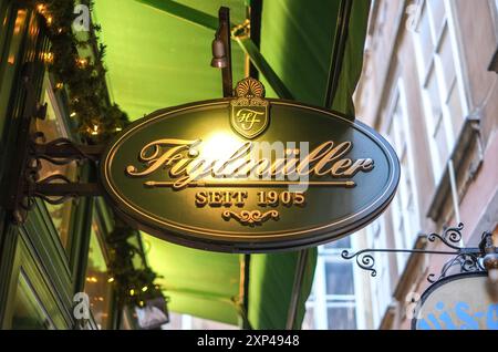 Figlmüller - Heimat des originalen Wiener Schnitzels Stockfoto