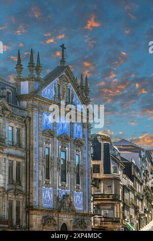 Kirche der Kongregados erbaut 1703 in Porto, Portugal Stockfoto