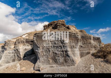 Geschichtete Stadt natürliche Attraktion auf der Insel Lanzarote, Kanarische Inseln, Spanien Stockfoto