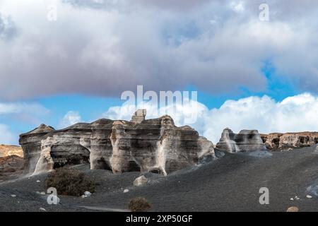 Geschichtete Stadt natürliche Attraktion auf der Insel Lanzarote, Kanarische Inseln, Spanien Stockfoto