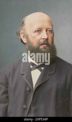 Porträt von Adolf von Baeyer. Um 1884. Von Friedrich Müller. Stockfoto