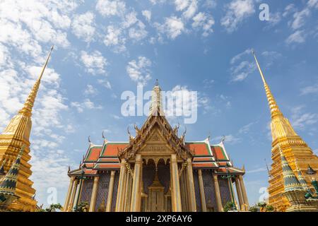 Großer Palast und Tempel des Smaragd-Buddha Stockfoto