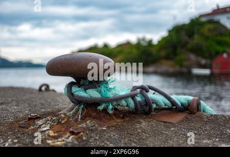 Ein Ausflug in das malerische Fjordland rund um Bergen in Westnorwegen Stockfoto