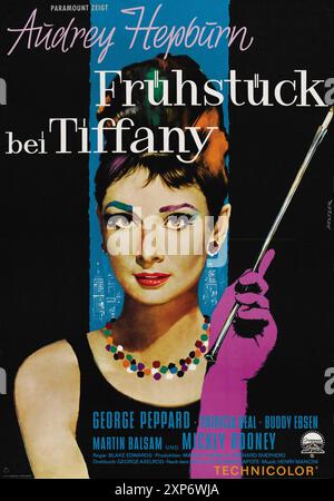 Frühstück Im Tiffanys (Paramount, 1961). Audrey Hepburn Stockfoto