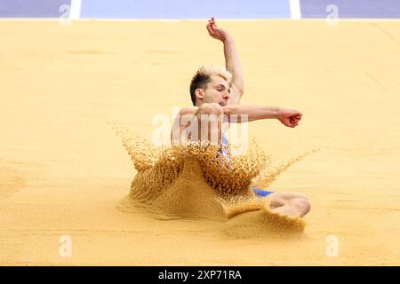 Split, Kroatien. Juli 2024. PARIS, FRANKREICH – 4. AUGUST: Thomas Campagne vom Team France tritt am 9. Tag der Olympischen Spiele 2024 in Paris am 4. August 2024 in Paris an. Foto: Iogr Kralj/Pixsell Credit: Pixsell/Alamy Live News Stockfoto