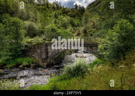 Ein Ausflug in das malerische Fjordland rund um Bergen in Westnorwegen Stockfoto