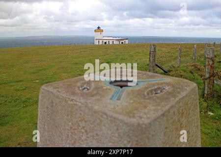 Leuchtturm Duncansby Head, Schottland Stockfoto