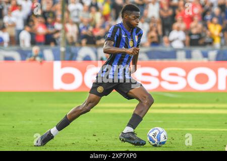 ISSIAKA KAMATE (INTER) während Pisa SC vs Inter - FC Internazionale, Freundschaftsfußballspiel in Pisa, Italien, 02. August 2024 Stockfoto