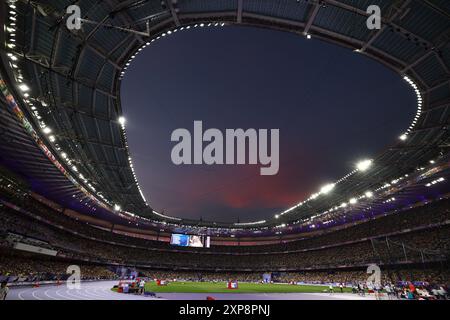 Paris, Frankreich. August 2024. Julien Mattia/Le Pictorium - Leichtathletik - Stade de France - Paris 2024 - 04/08/2024 - France/seine Saint Denis/Paris - bei den Olympischen Spielen in Paris, Stade de France, 4. August 2024. Quelle: LE PICTORIUM/Alamy Live News Stockfoto