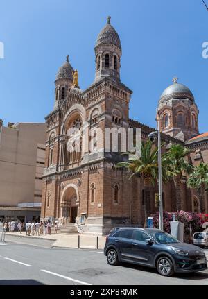 Basilique Notre-Dame-de-la-Victoire in Saint Raphael Cote D'Azur Frankreich Stockfoto