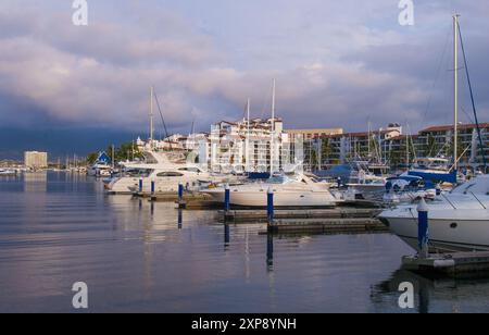 Marina Vallerta - gehobene Entwicklung in der Bandaras Bay in Puerto Vallarta Jalisco Stockfoto