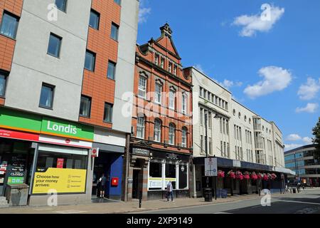 Lichfield Street in Wolverhampton Stockfoto