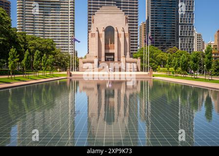 5. Januar 2019: ANZAC war Memorial, auch bekannt als Hyde Park Memorial, ist ein denkmalgeschütztes Kriegsdenkmal, das sich im Hyde Park in sydney, New South W, befindet Stockfoto