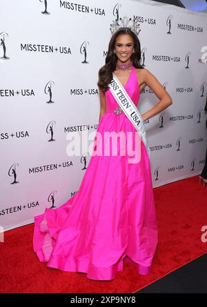 Addie Carver, Miss Teen, USA. , . In Los Angeles, Kalifornien. Foto: Crash/imageSPACE Credit: Imagespace/Alamy Live News Stockfoto