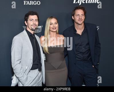 Hollywood, USA. November 2023. Josey McNamara, Margot Robbie und Tom Ackerley kamen am 16. November 2023 bei der Variety Power of Women 2023 in Hollywood, CA. © Lisa OConnor/AFF-USA.com Credit: AFF/Alamy Live News Stockfoto