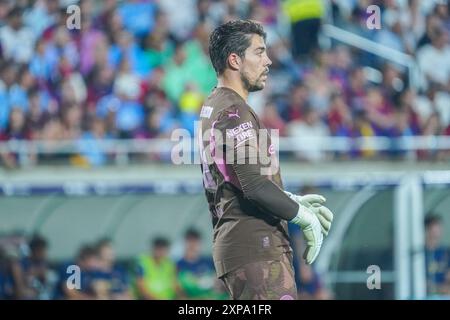 Orlando, Florida, USA, 30. Juli 2024, Manchester City FC Torhüter Stefan Ortega Moreno #18 während der FC-Serie 2024 im Camping World Stadium. (Foto: Marty Jean-Louis/Alamy Live News Stockfoto