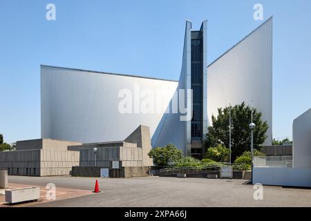 Marienkathedrale, entworfen von Tange Kenzō (1964); Tokio, Japan Stockfoto